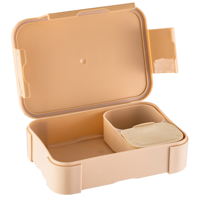 Kids Mini Lunch Box with Compartments, Leak-Proof, Microwave Safe Snack & Meal Container