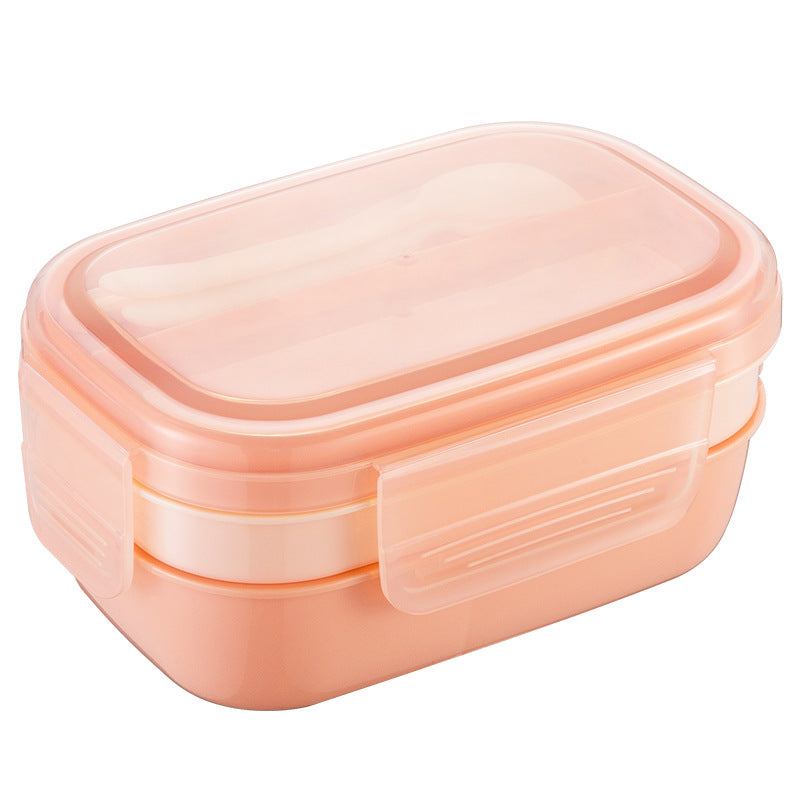 Bento Lunch Box for Kids & Adults, Leak-Proof, Microwave Safe, Compartment Food Container