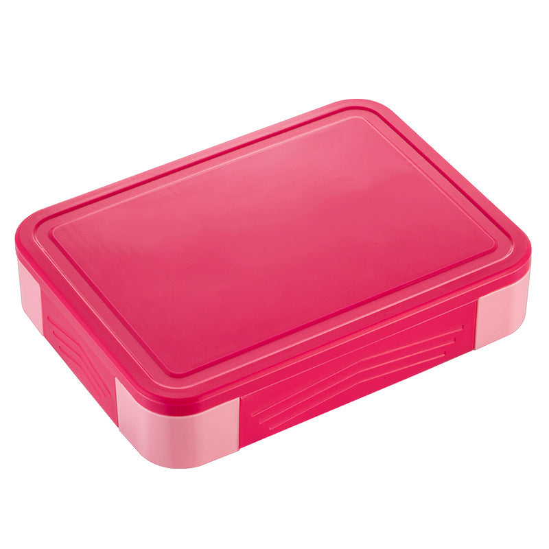 Kids Compartment Lunch Box, Leak-Proof, Microwave Safe, Divided Fruit & Salad Container