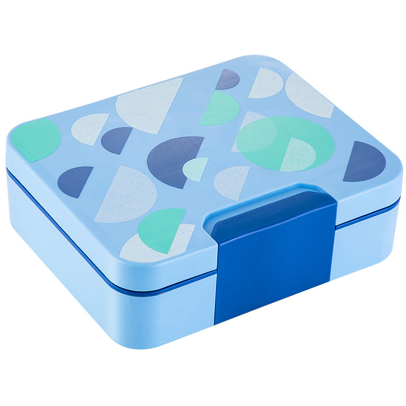 Kids Bento Lunch Box Set with Vacuum Thermos, Sauce Container & Cutlery, Leak-Proof