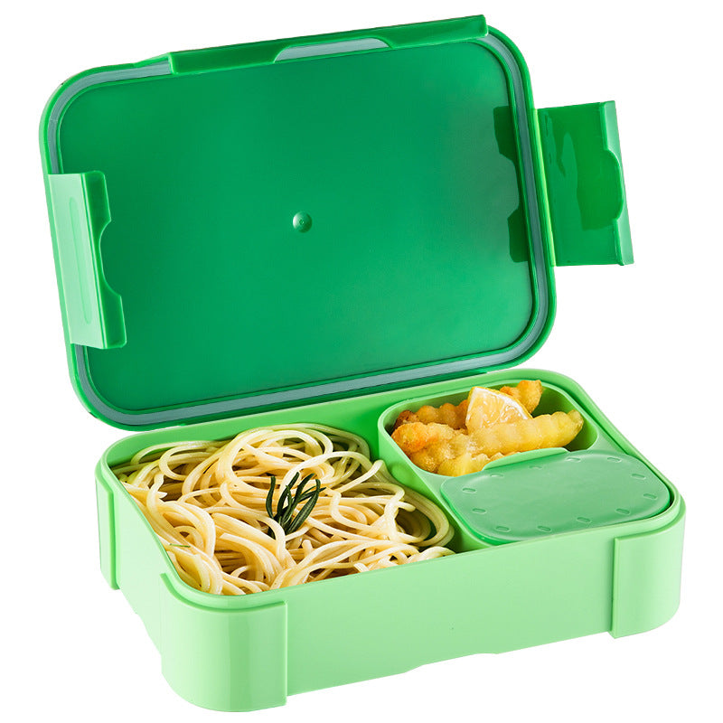 Kids Mini Lunch Box with Compartments, Leak-Proof, Microwave Safe Snack & Meal Container