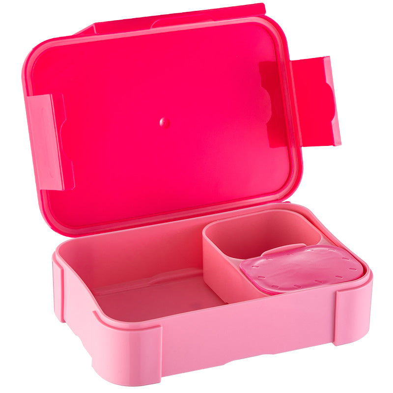 Kids Mini Lunch Box with Compartments, Leak-Proof, Microwave Safe Snack & Meal Container