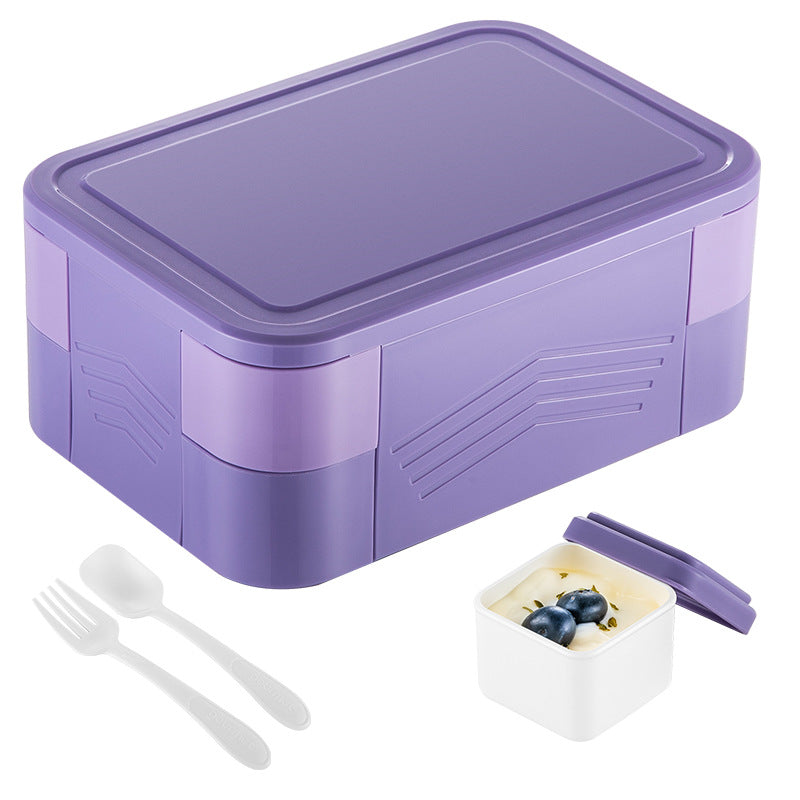 Leak-Proof Compartment Lunch Box for Kids & Adults, Microwave Safe, BPA-Free Food Container