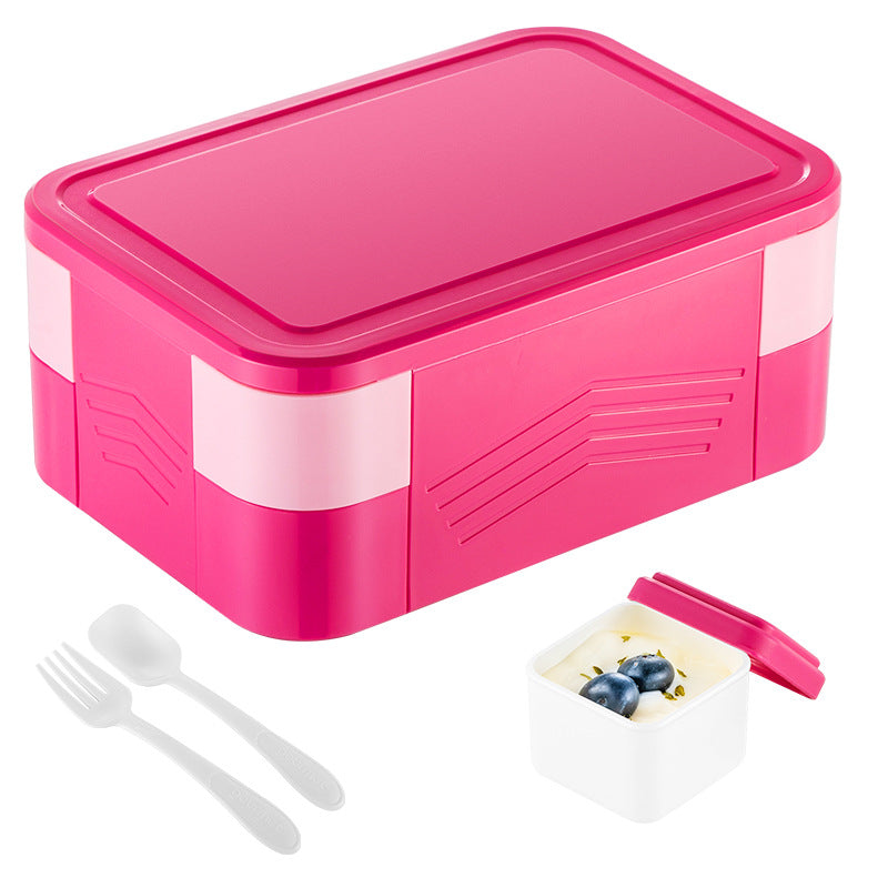 Leak-Proof Compartment Lunch Box for Kids & Adults, Microwave Safe, BPA-Free Food Container