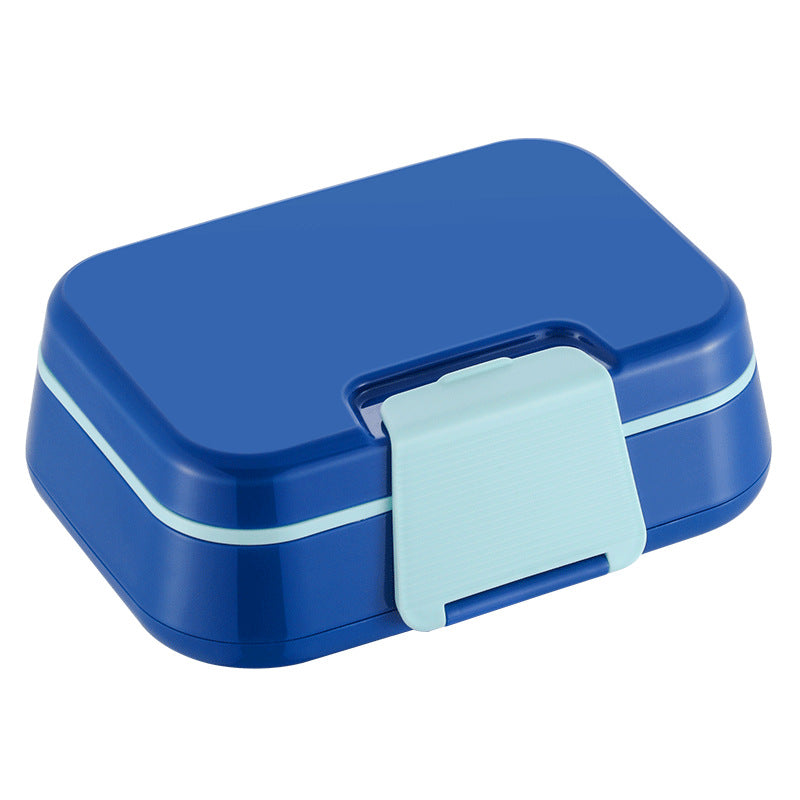 Kids Bento Lunch Box, Double Layer, 8 Compartments, 1145ml, Microwave Safe Food Container