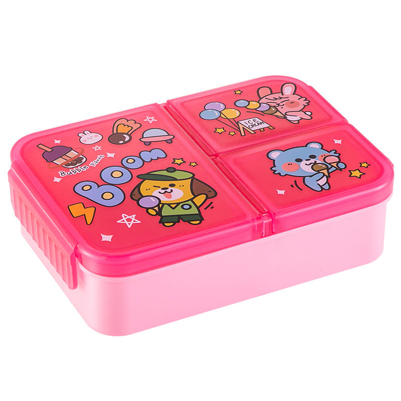 Kids Compartment Lunch Box, Leak-Proof, Microwave & Refrigerator Safe Food Container