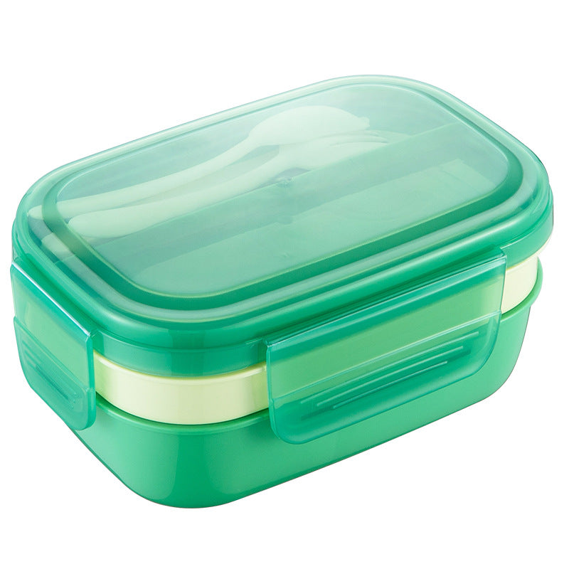 Bento Lunch Box for Kids & Adults, Leak-Proof, Microwave Safe, Compartment Food Container