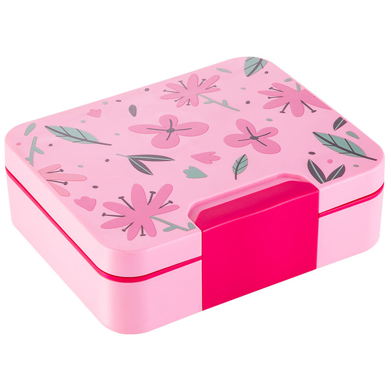 Kids Bento Lunch Box Set with Vacuum Thermos, Sauce Container & Cutlery, Leak-Proof