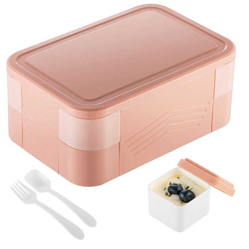 Leak-Proof Compartment Lunch Box for Kids & Adults, Microwave Safe, BPA-Free Food Container