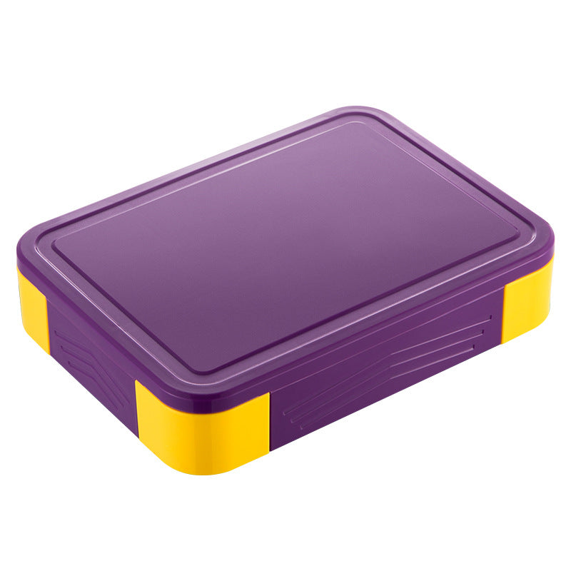 Kids Compartment Lunch Box, Leak-Proof, Microwave Safe, Divided Fruit & Salad Container