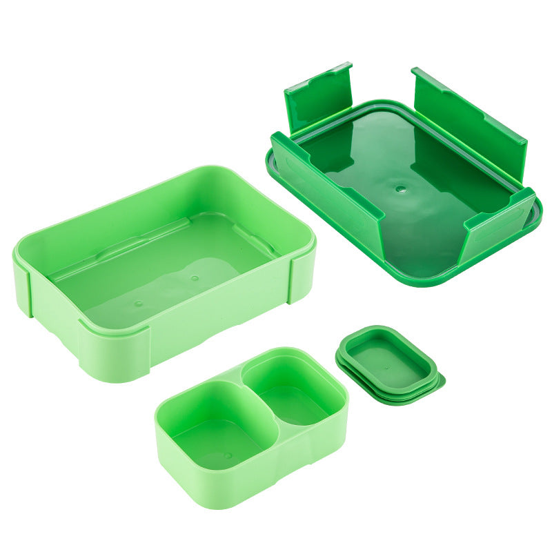 Kids Mini Lunch Box with Compartments, Leak-Proof, Microwave Safe Snack & Meal Container