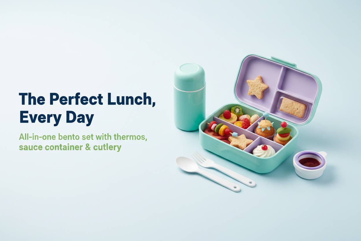 Kids Bento Lunch Box Set Hero Banner