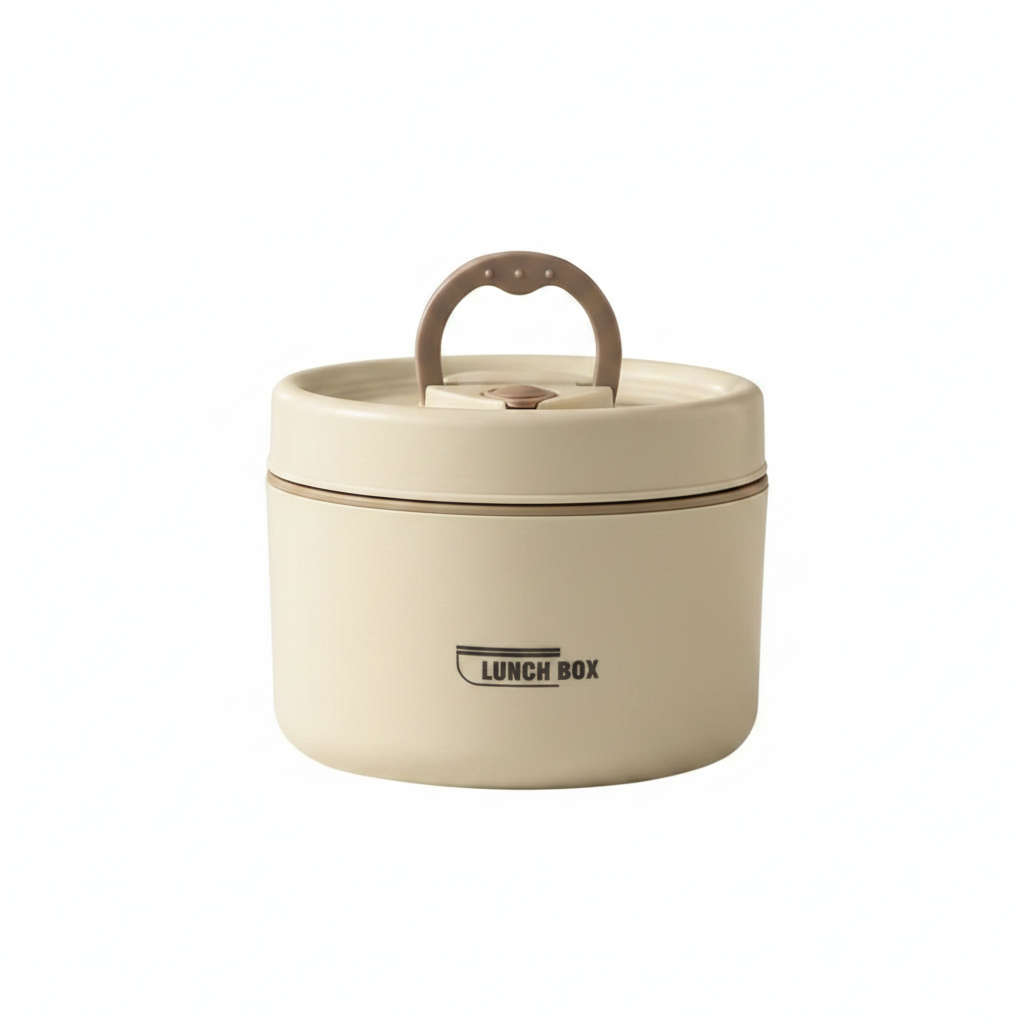 Single Insulated Lunch Box - White Background